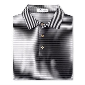 Peter Millar Golf Performance Summer Comfort Polo Black Men's Size Large